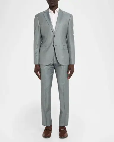 Emporio Armani Men's G Line Wool Sharkskin Two-Piece Suit | Thumbnail 2 Emporio Armani Men's G Line Wool Sharkskin Two-Piece Suit | Thumbnail 2