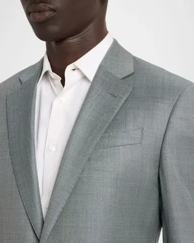 Emporio Armani Men's G Line Wool Sharkskin Two-Piece Suit | Thumbnail 6 Emporio Armani Men's G Line Wool Sharkskin Two-Piece Suit | Thumbnail 6