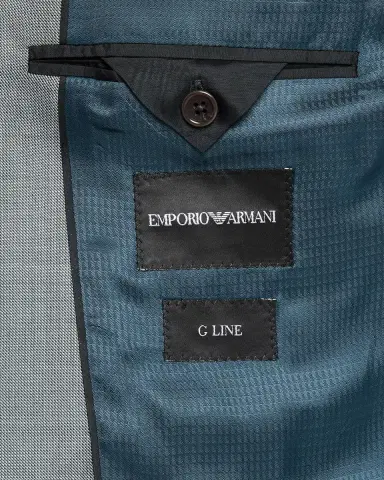 Emporio Armani Men's G Line Wool Sharkskin Two-Piece Suit | Thumbnail 7 Emporio Armani Men's G Line Wool Sharkskin Two-Piece Suit | Thumbnail 7