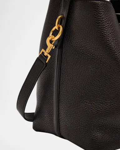 Saint Laurent Le 37 YSL Grained Leather Bucket Bag | Thumbnail 11 Saint Laurent Le 37 YSL Grained Leather Bucket Bag | Thumbnail 11