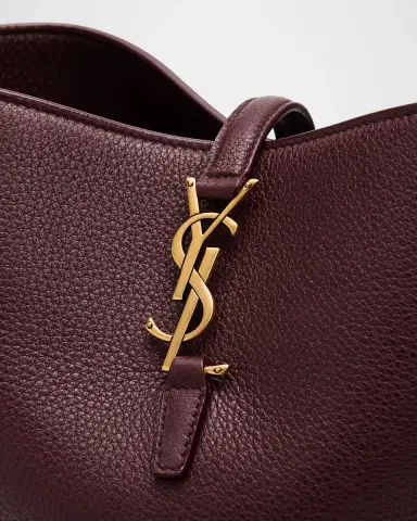 Saint Laurent Le 37 YSL Grained Leather Bucket Bag | Thumbnail 6 Saint Laurent Le 37 YSL Grained Leather Bucket Bag | Thumbnail 6