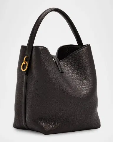 Saint Laurent Le 37 YSL Grained Leather Bucket Bag | Thumbnail 8 Saint Laurent Le 37 YSL Grained Leather Bucket Bag | Thumbnail 8
