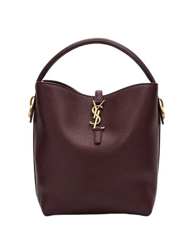 Saint Laurent Le 37 YSL Grained Leather Bucket Bag