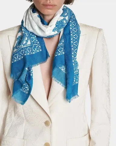 Etro Paisley Border Scarf | Thumbnail 3