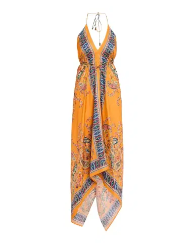Etro Paisley Silk Halter High-Low Coverup Dress | Thumbnail 1 Etro Paisley Silk Halter High-Low Coverup Dress | Thumbnail 1