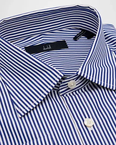 dunhill Men's Bengal Stripe Cotton Dress Shirt | Thumbnail 2 dunhill Men's Bengal Stripe Cotton Dress Shirt | Thumbnail 2