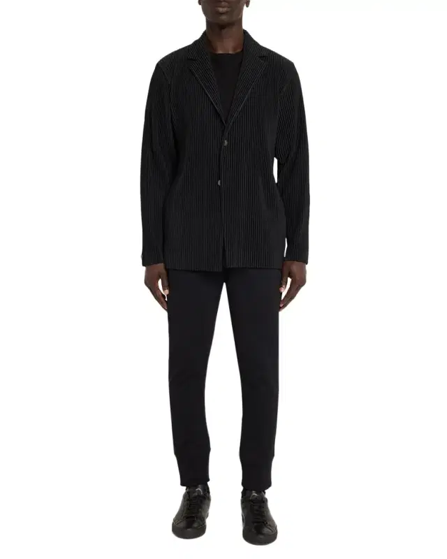 Men 's Basics Pleated Single-Breasted Blazer