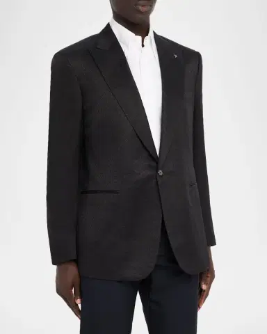 Stefano Ricci Men's Geometric Silk Jacquard Single-Breasted Sport Coat | Thumbnail 4
