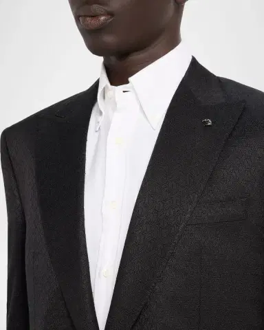 Stefano Ricci Men's Geometric Silk Jacquard Single-Breasted Sport Coat | Thumbnail 6