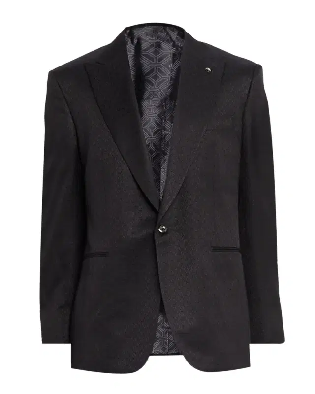 Stefano Ricci Men 's Geometric Silk Jacquard Single-Breasted Sport Coat