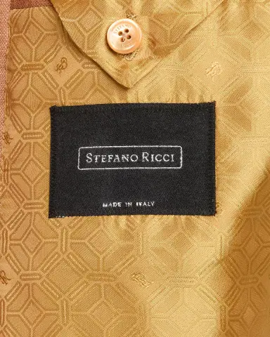 Stefano Ricci Men's Wool Jersey Knit Single-Breasted Blazer | Thumbnail 6 Stefano Ricci Men's Wool Jersey Knit Single-Breasted Blazer | Thumbnail 6