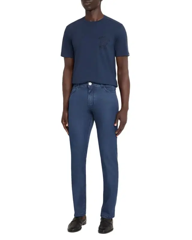 Stefano Ricci Men 's Tonal Logo Crewneck T-Shirt