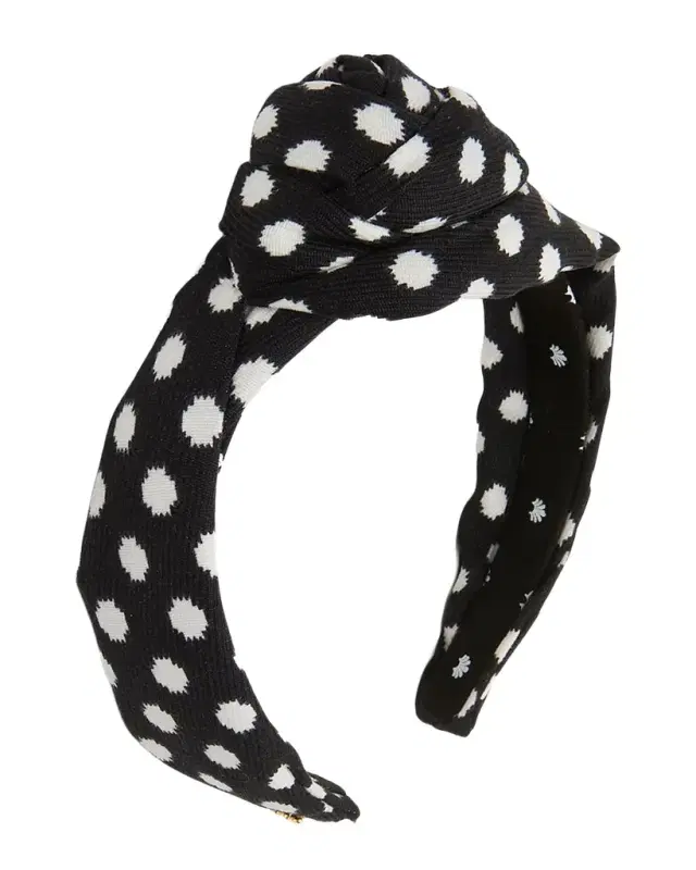 Rosette Polka Dot Headband