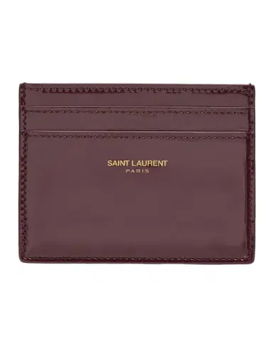 Saint Laurent Patent Leather Card Holder | Thumbnail 1