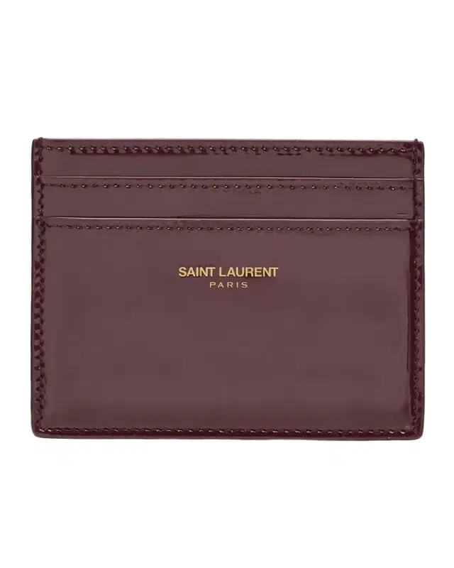Patent Leather Card Holder