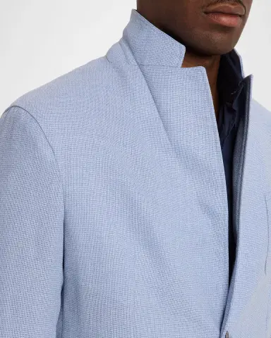 Emporio Armani Men 's Wool Textured Patch Pocket Sport Coat | Thumbnail 7 Emporio Armani Men 's Wool Textured Patch Pocket Sport Coat | Thumbnail 7