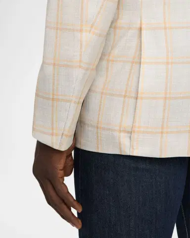 Stefano Ricci Men's Cashmere and Silk Windowpane Plaid Sport Coat | Thumbnail 7 Stefano Ricci Men's Cashmere and Silk Windowpane Plaid Sport Coat | Thumbnail 7