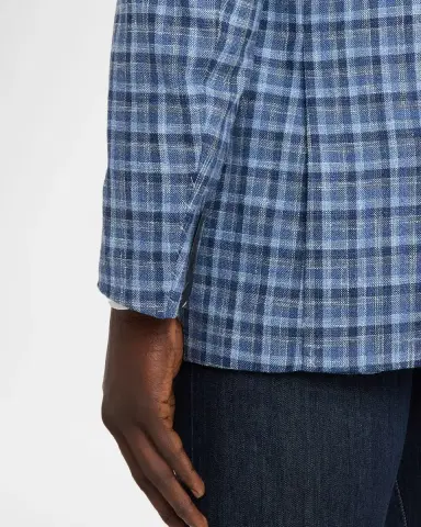 Stefano Ricci Men's Wool, Silk and Cotton Check Sport Coat | Thumbnail 7
