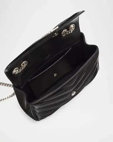 Saint Laurent Lou Lou YSL Quilted Leather Crossbody Bag | Thumbnail 4 Saint Laurent Lou Lou YSL Quilted Leather Crossbody Bag | Thumbnail 4