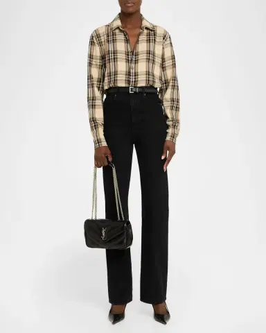 Saint Laurent Lou Lou YSL Quilted Leather Crossbody Bag | Thumbnail 5 Saint Laurent Lou Lou YSL Quilted Leather Crossbody Bag | Thumbnail 5