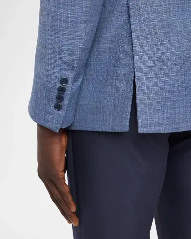 Emporio Armani Men's Wool G Line Blurred Plaid Sport Coat | Thumbnail 8 Emporio Armani Men's Wool G Line Blurred Plaid Sport Coat | Thumbnail 8