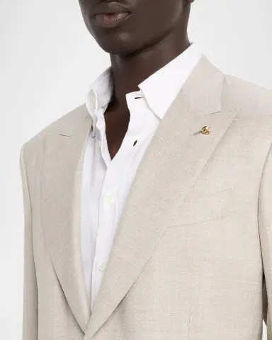 Stefano Ricci Men's Wool, Silk and Linen Sharkskin Suit | Thumbnail 5