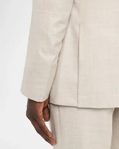Stefano Ricci Men's Wool, Silk and Linen Sharkskin Suit | Thumbnail 8