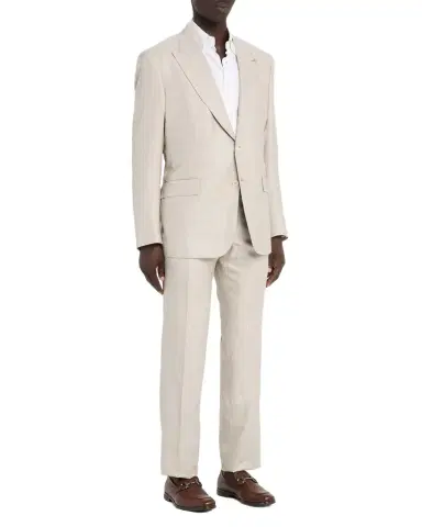 Stefano Ricci Men's Wool, Silk and Linen Sharkskin Suit | Thumbnail 1