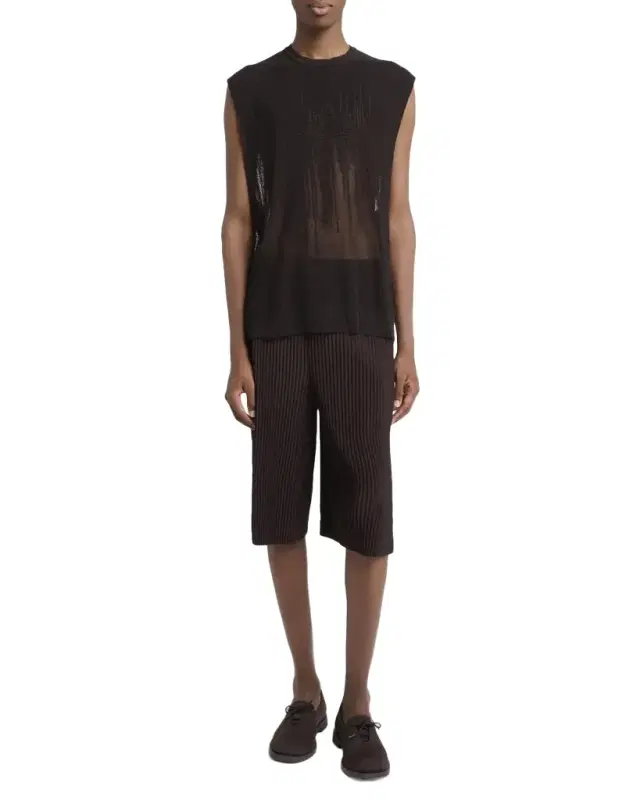 Men 's Pleated Bermuda Shorts Men 's Pleated Bermuda Shorts