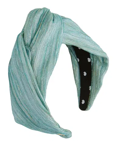 Lele Sadoughi Greta Shimmer Knotted Headband | Thumbnail 1 Lele Sadoughi Greta Shimmer Knotted Headband | Thumbnail 1