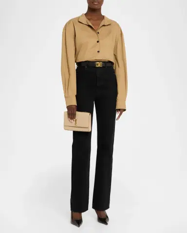 Saint Laurent Kate YSL Medium Leather Crossbody Bag | Thumbnail 9