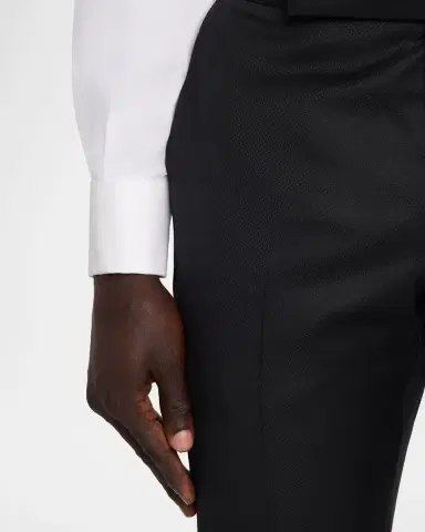 Emporio Armani Men's G Line Jacquard Wool Satin-Trim Two-Piece Suit | Thumbnail 10 Emporio Armani Men's G Line Jacquard Wool Satin-Trim Two-Piece Suit | Thumbnail 10
