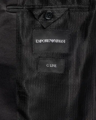 Emporio Armani Men's Houndstooth Wool G Line Evening Jacket | Thumbnail 6 Emporio Armani Men's Houndstooth Wool G Line Evening Jacket | Thumbnail 6
