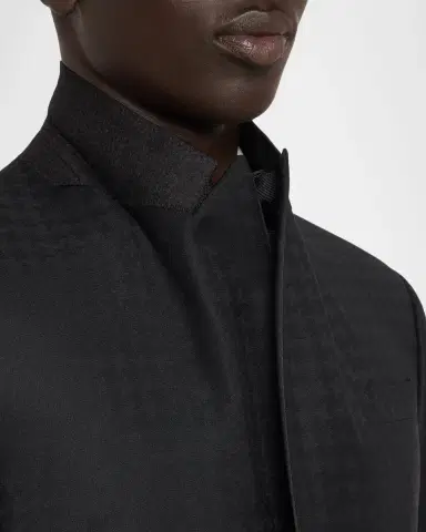 Emporio Armani Men's Houndstooth Wool G Line Evening Jacket | Thumbnail 7 Emporio Armani Men's Houndstooth Wool G Line Evening Jacket | Thumbnail 7