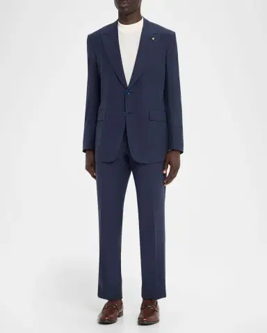 Stefano Ricci Men's Sharkskin Peak-Lapel Sport Coat | Thumbnail 2