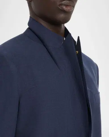 Stefano Ricci Men's Sharkskin Peak-Lapel Sport Coat | Thumbnail 8