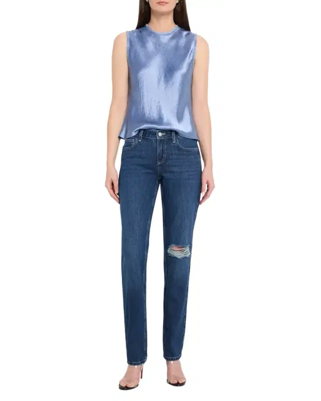 Armida Low-Rise Slouchy-Straight Jeans