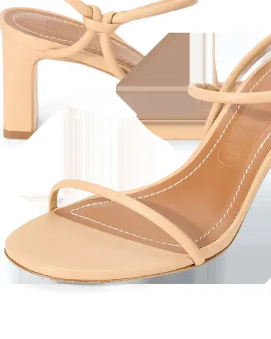 STAUD 65mm Laurel Leather Sandals | Thumbnail 2