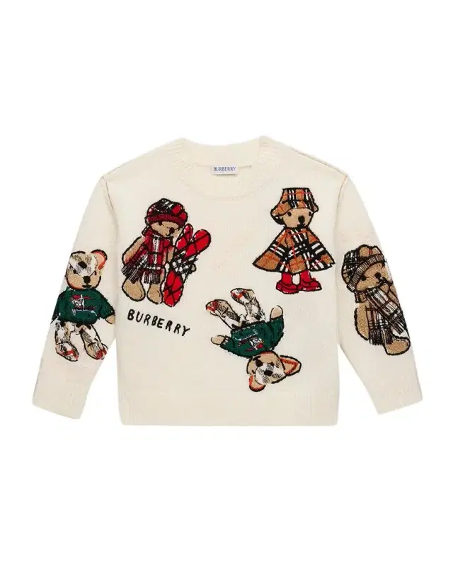 Boy 's Thomas Bear and Friends Wool-Blend Sweater, Size 3-14