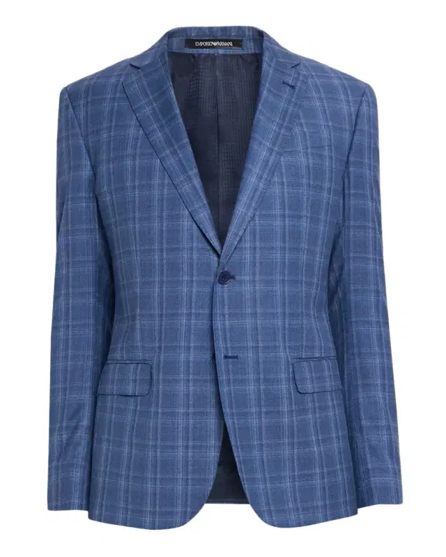 Men's Plaid G Line Sport Coat