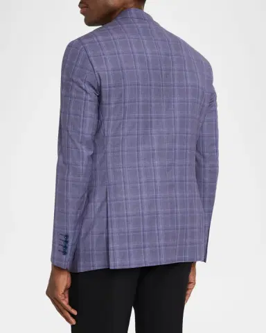 Emporio Armani Windowpane Plaid Wool Sportcoat | Thumbnail 3 Emporio Armani Windowpane Plaid Wool Sportcoat | Thumbnail 3