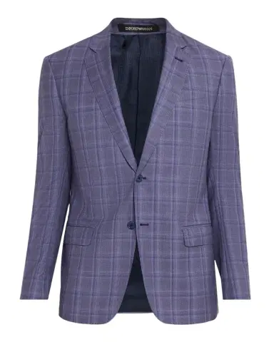 Emporio Armani Windowpane Plaid Wool Sportcoat | Thumbnail 1 Emporio Armani Windowpane Plaid Wool Sportcoat | Thumbnail 1