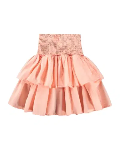 Molo Girl 's Bonita Tiered Chambray Skirt | Thumbnail 1