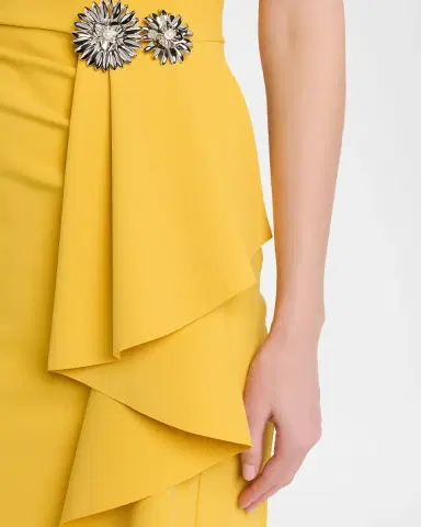 Chiara Boni La Petite Robe Gusay Draped Halter Column Gown | Thumbnail 5 Chiara Boni La Petite Robe Gusay Draped Halter Column Gown | Thumbnail 5