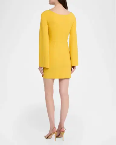 Chiara Boni La Petite Robe Isoshi Bodycon Faux Wrap Mini Dress | Thumbnail 3 Chiara Boni La Petite Robe Isoshi Bodycon Faux Wrap Mini Dress | Thumbnail 3
