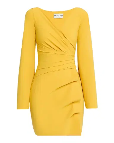 Chiara Boni La Petite Robe Isoshi Bodycon Faux Wrap Mini Dress | Thumbnail 1 Chiara Boni La Petite Robe Isoshi Bodycon Faux Wrap Mini Dress | Thumbnail 1
