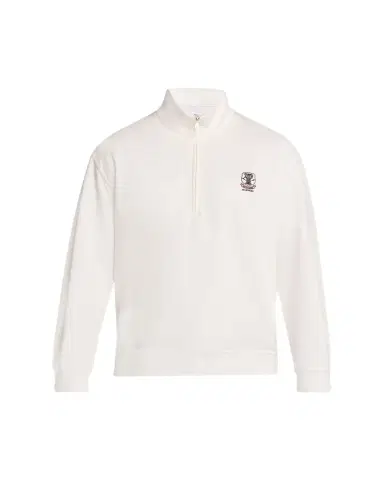 Brunello Cucinelli Men's Cotton-Blend Quarter-Zip Sweatshirt | Thumbnail 1