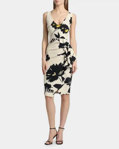 Chiara Boni La Petite Robe Ayang Floral-Print Stretch Jersey Bodycon Dress | Thumbnail 4