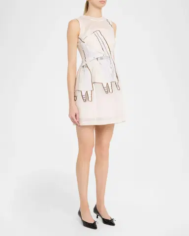 Jason Wu Collection x Robert Rauschenberg Fit-&-Flare Mini Dress | Thumbnail 3 Jason Wu Collection x Robert Rauschenberg Fit-&-Flare Mini Dress | Thumbnail 3