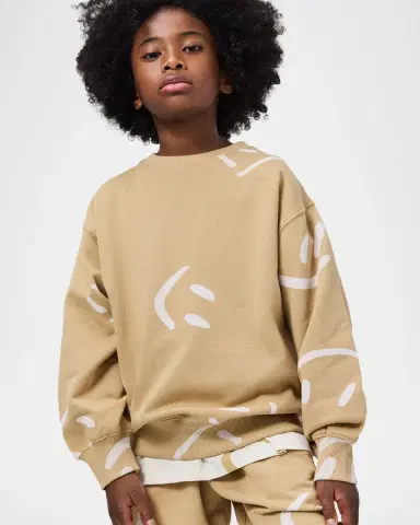 Molo Boy 's Amil Smiley Organic Cotton Jersey Shorts | Thumbnail 5